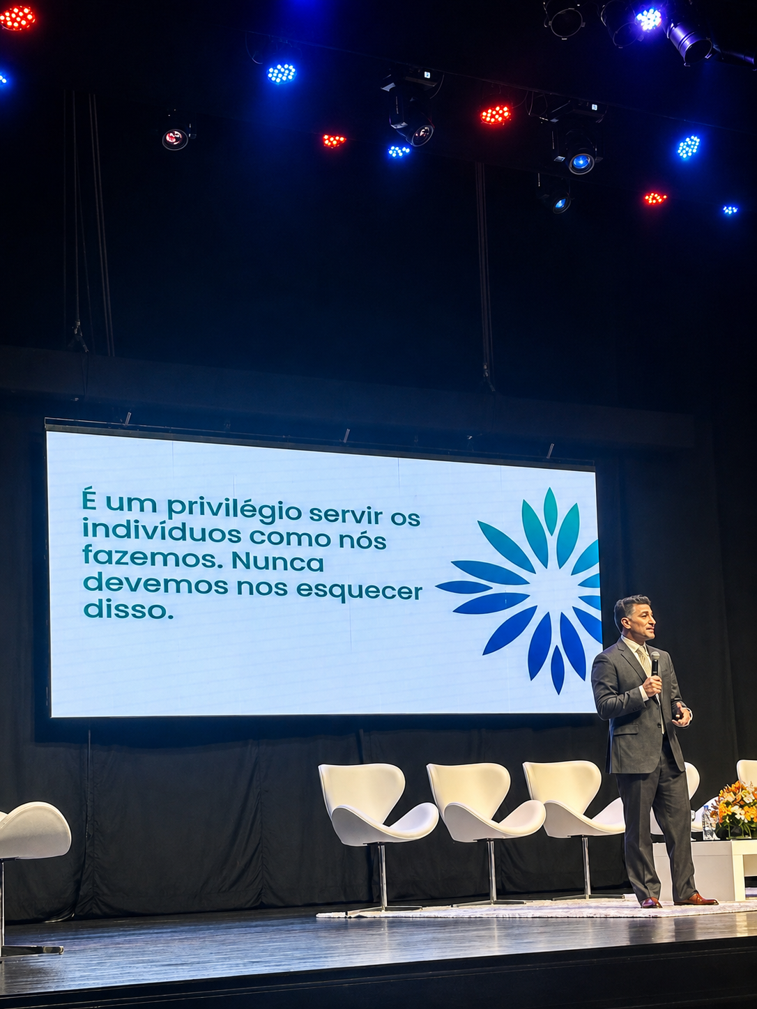 Brandon Franklin ministrando palestra